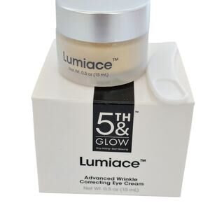 5th & Glow Lumiace Advanced Wrinkle Correcting Eye Cream 0.5 oz. NEW
